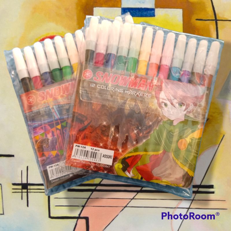 

Spidol Warna Snowman 12 warna