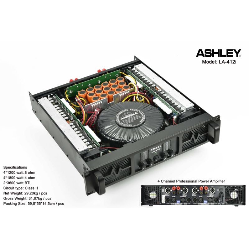 power ashley LA412i / power 4 chanel