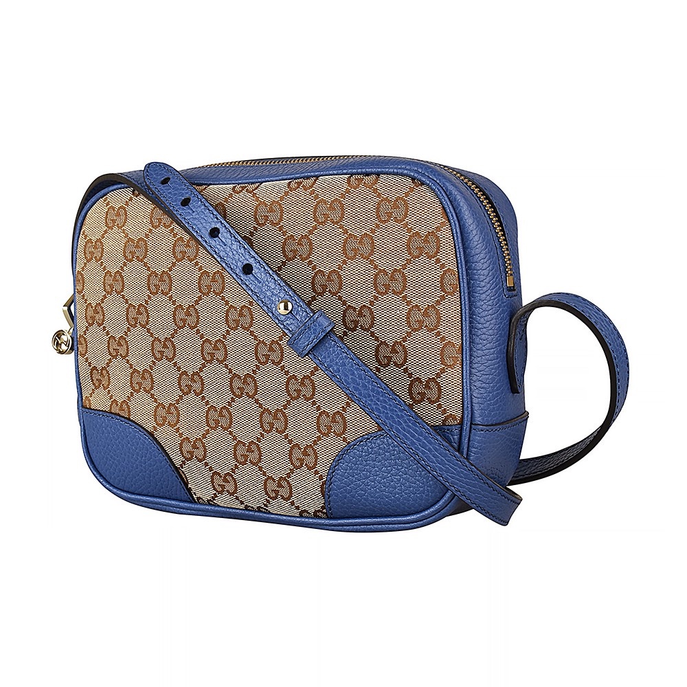 Gucci Original Double G LOGO Crossbody Bag Shoulder Bag/Tas Selempang LOGO G Ganda Asli Gucci Tas Ba