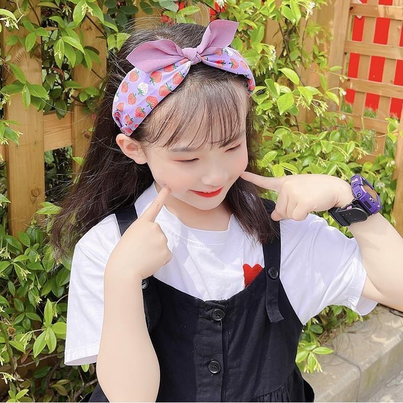 BANDO ANAK KOREA MOTIF BARU LEMBUT CANTIK LUCU VARIASI RAMBUT ORIGINAL IMPORT