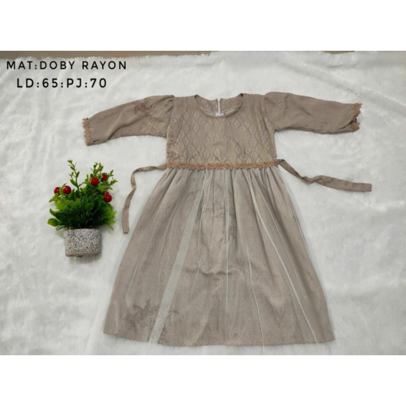 GAMIS / DRESS ANAK PEREMPUAN BAHAN ADEM HARGA MURAH MERIAH