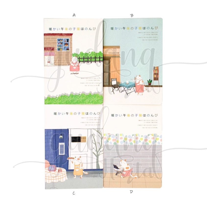 

GCC Notebook A5 Kucing Si Belang Buku Tulis Motif Cat Lucu Unik GCC 308661