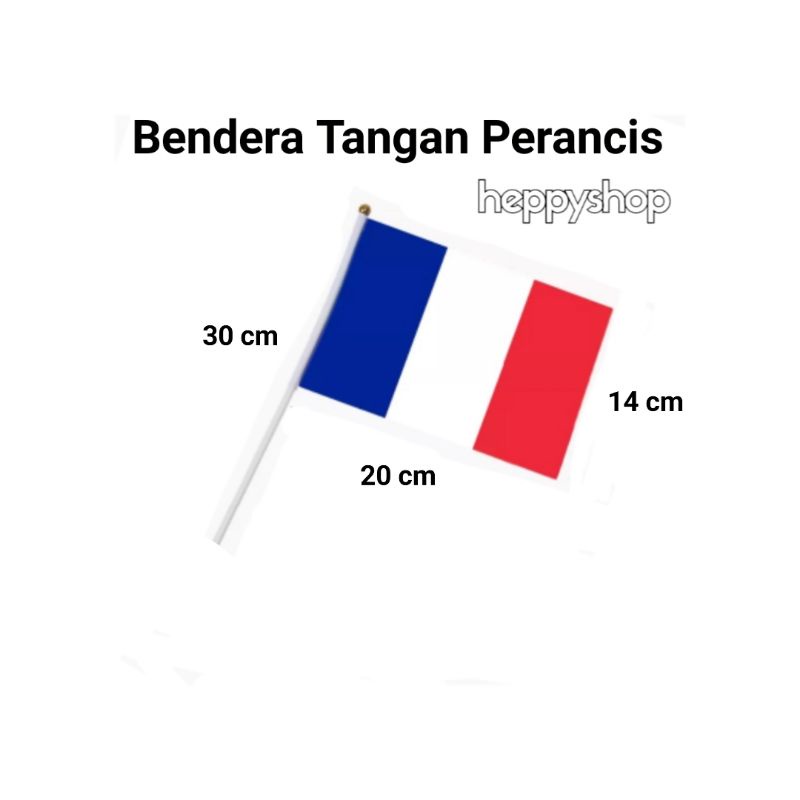 Jual Bendera Tangan Stik Pawai Negara Perancis Shopee Indonesia