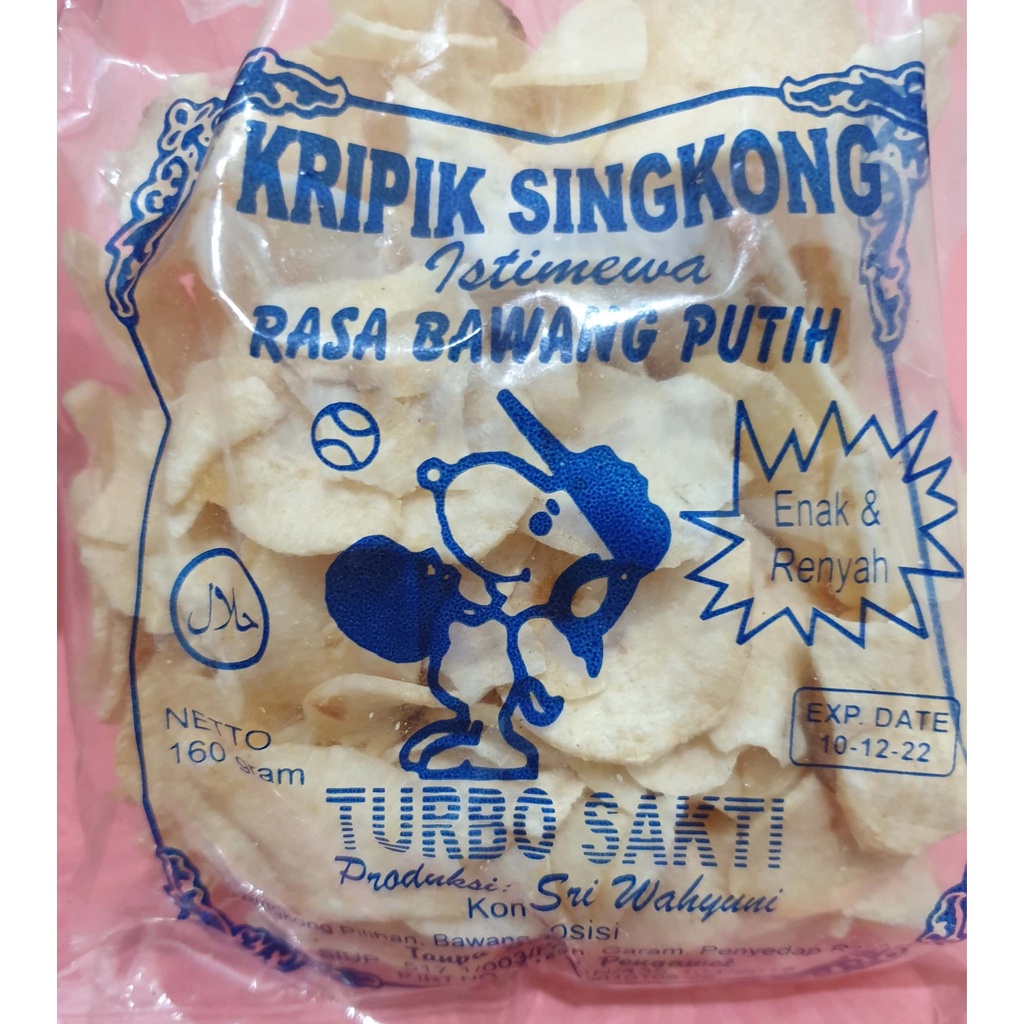 Jual Keripik Singkong Madura 160 Gram Turbo Sakti Shopee Indonesia