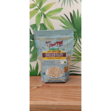 

Bob's Red Mill Organic Rolled Oats Whole Grain 454gr