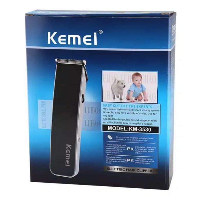 Alat Cukur Rambut Bayi Dan Dewasa Hair Clipper Trimmer Kemei KM-3530