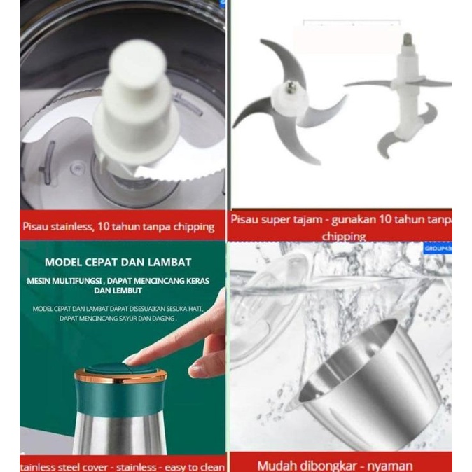 Magic Blender Mesin Penggiling Daging Serbaguna Blender X2000