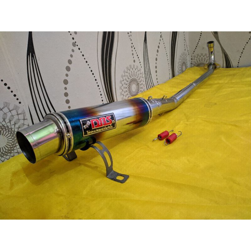 Knalpot racing DBS SupraX 100/110 Grand Jupiter Vega R Smash