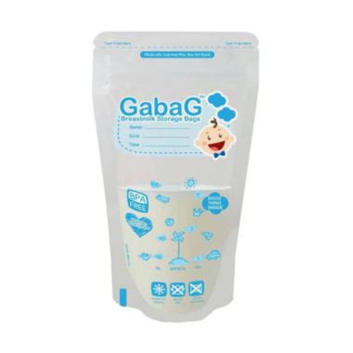 GabaG Breast Milk Storage / Kantong ASI 100ml Blue