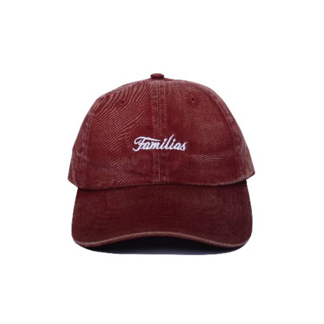 Caps Topi Familias Original Duff Maroon Washing