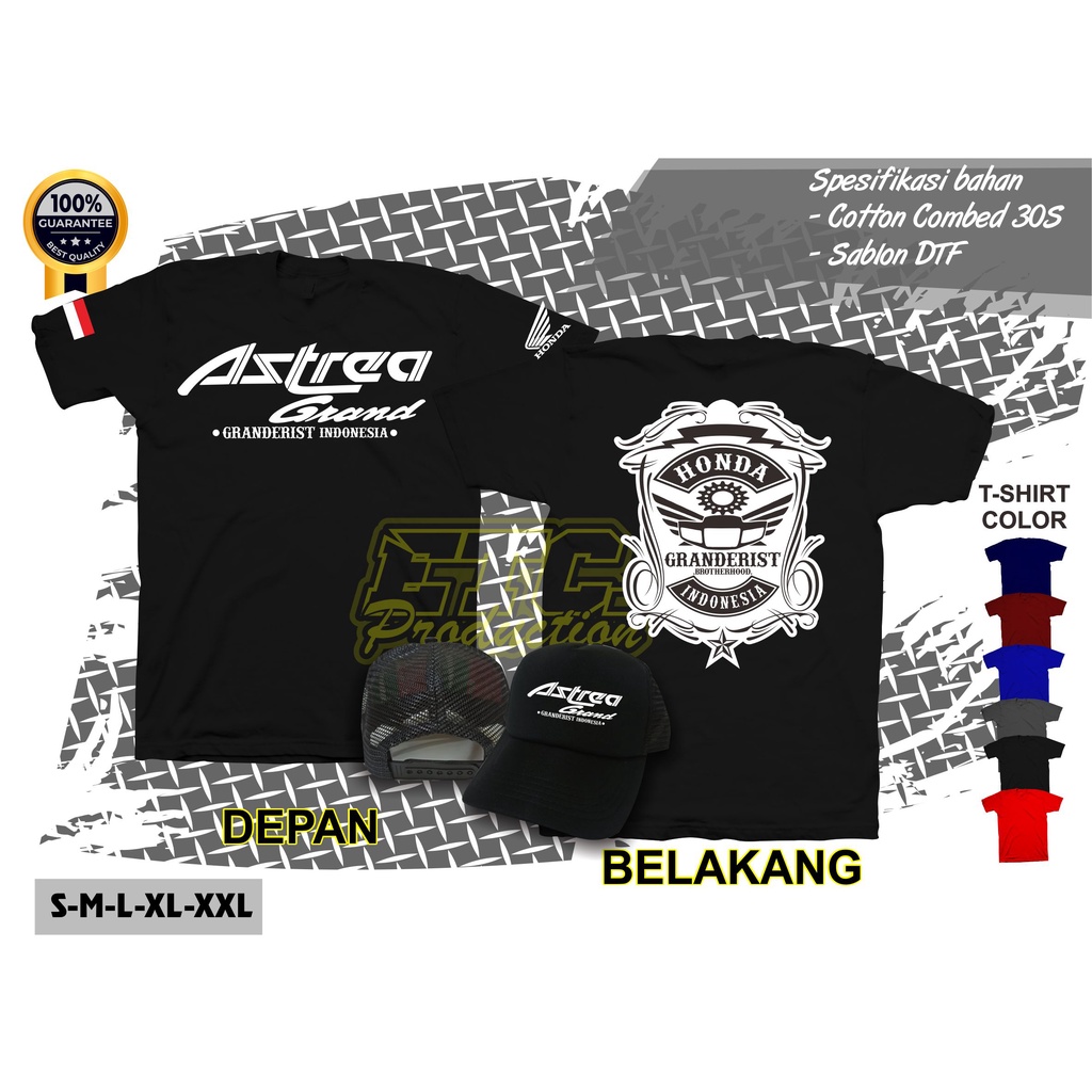 Kaos Motor Honda Astrea Grand | Tshirt Distro Astrea Grand Indonesia | Baju Kaos Motor Honda Indones