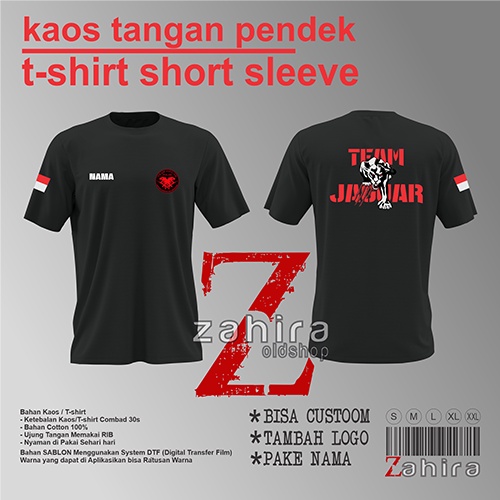 Kaos Team jaguar / baju Team jaguar atasan polisi