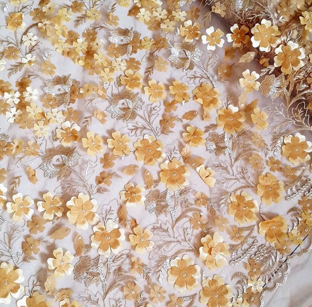 [Exclusive Item] Tile Bordir Pesta Bunga 3D