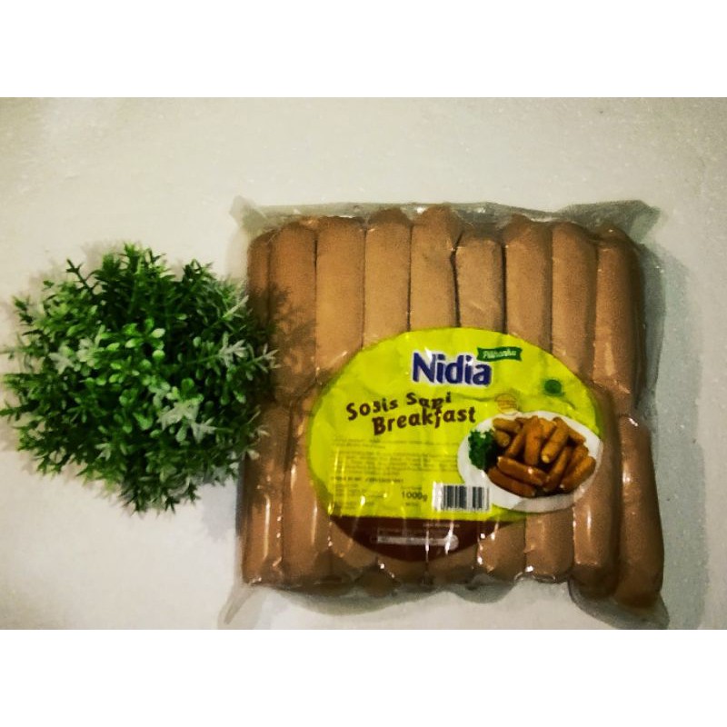 

Nidia Sosis Sapi Breakfast 1000 Gram