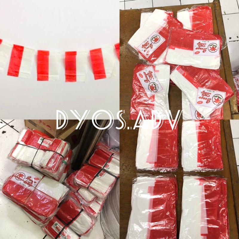 Bendera merah putih (100 pcs)