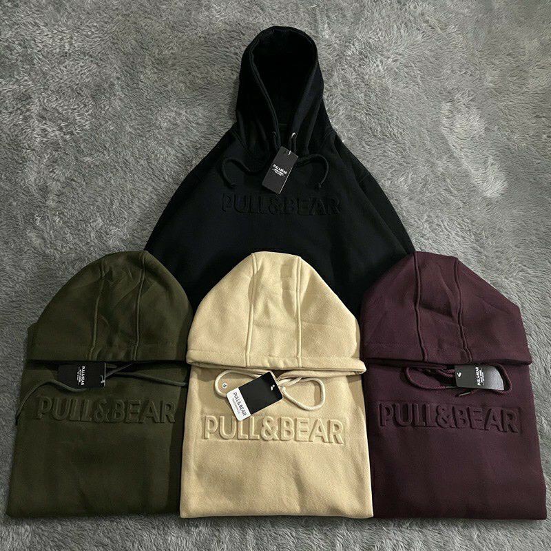 Sweater Hoodie Pull&amp;Bear Emboosd 3D Premium Hight Quality ( TerBestseller )