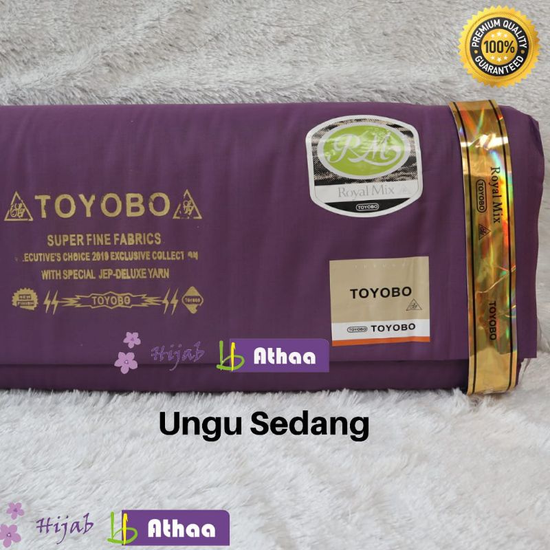 Kain Toyobo Royal Mix Premium Ori 0,5 meter / Kain Toyobo Premium Import Quality / Katun Toyobo Ori-UnguSedang