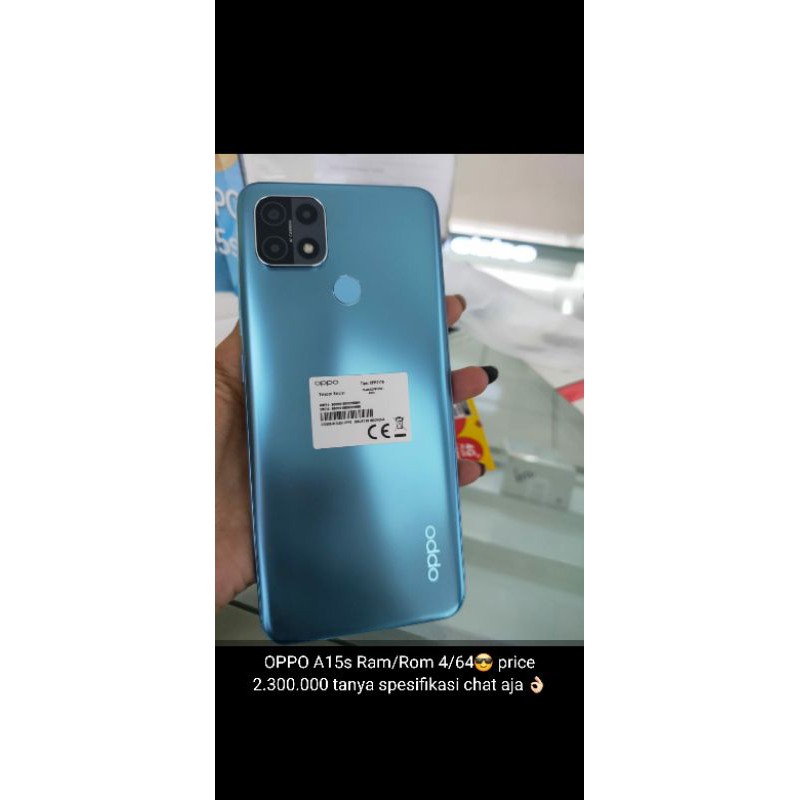 Oppo A15s Ram 4/64
