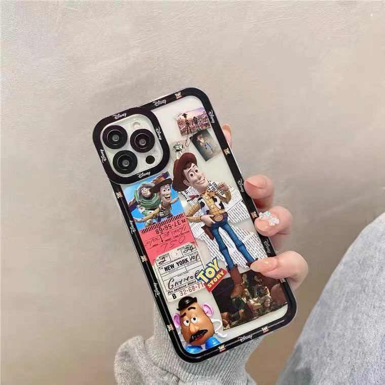 Soft Case Silikon TPU Transparan Desain Buzz Lightyear Untuk IPhone 14 12 13 11 Pro XS Max SE2 6 6S 7 8 Plus X XR