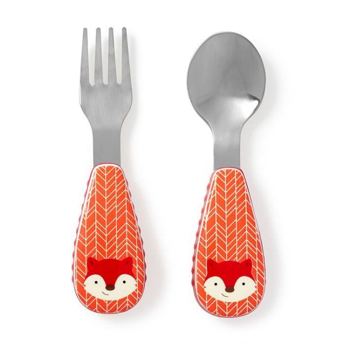 Skip Hop Zootensils Fork &amp; Spoon  - Sendok Garpu