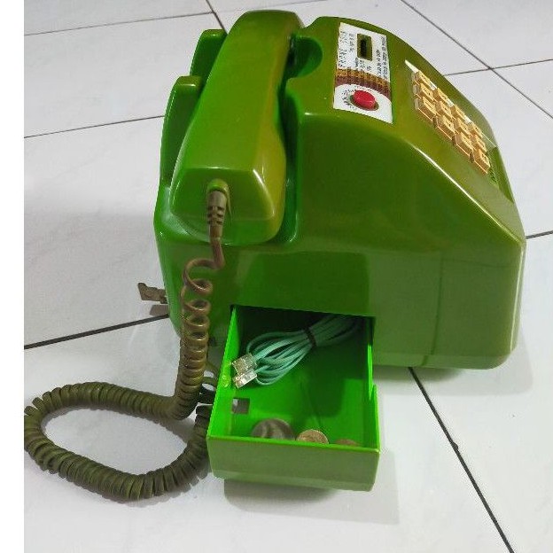 telepon koin jadul vintage antik unik