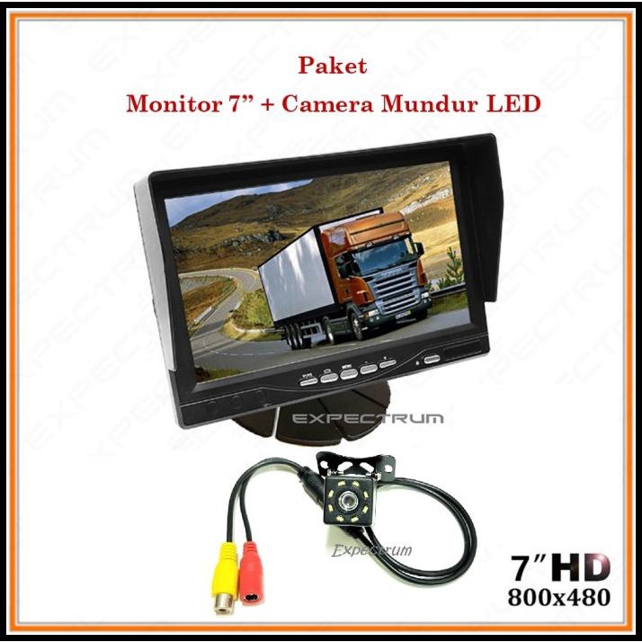 Monitor Tv Ondash 7 Inch - Paket Monitor Tv 7 Inch & Kamera Ccd Led
