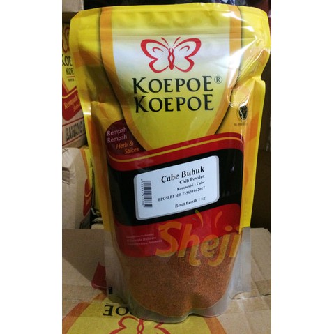 CABE BUBUK/CHILI POWDER KOEPOE KOEPOE 1KG