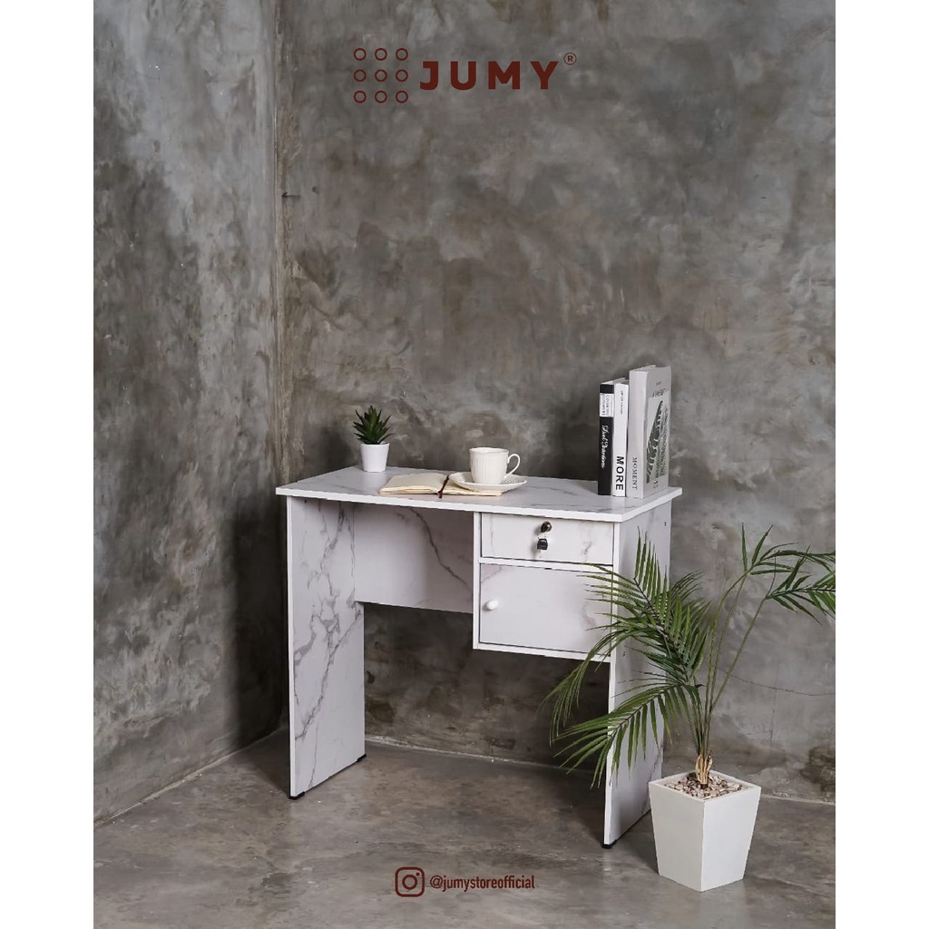 Meja Kerja Kayu Minimalis Modern Aesthetic