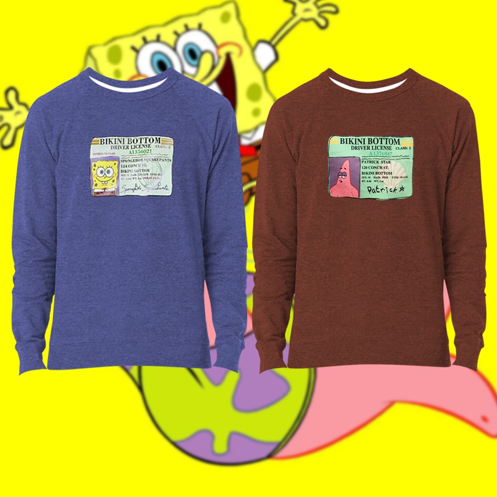 Crewneck H&amp;M Nickelodeon Spongebob / Patrick Star Edition