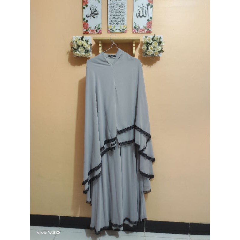 preloved gamis set syari by ranee brugman