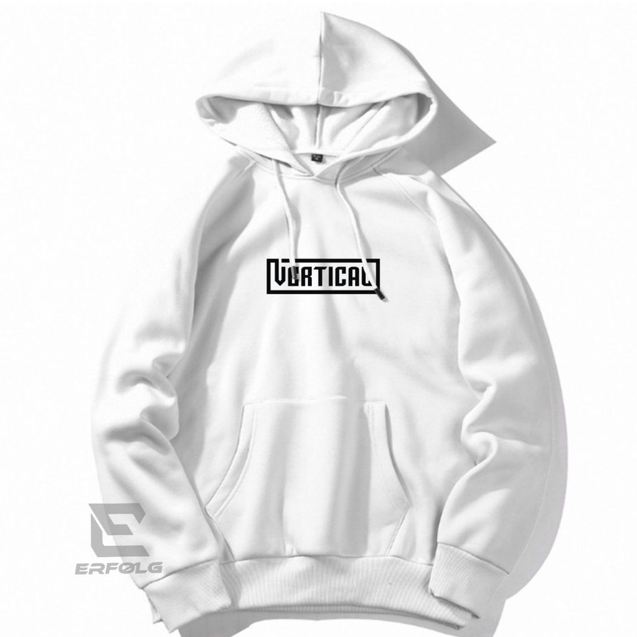 Erfolg Clothing Switer Hoodie White Cream Pria Keren Jaket Hodie Jumper Warna Putih Crem Motif Sablon Fullprint Sweater Hudie Cowok Cewek Distro Brand Lokal Krem Sweatshirt Unisex Bigsize Jumbo Pollover Quality