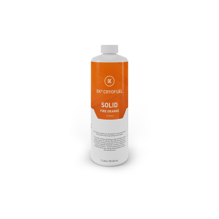 EKWB EK CryoFuel Solid Fire Orange (Premix 1000mL)