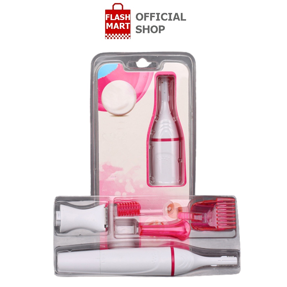 Flashmart Pencukur Bulu / Alat Cukur Tubuh Elektrik Personal Care 5 in 1 Trimmer Shaver