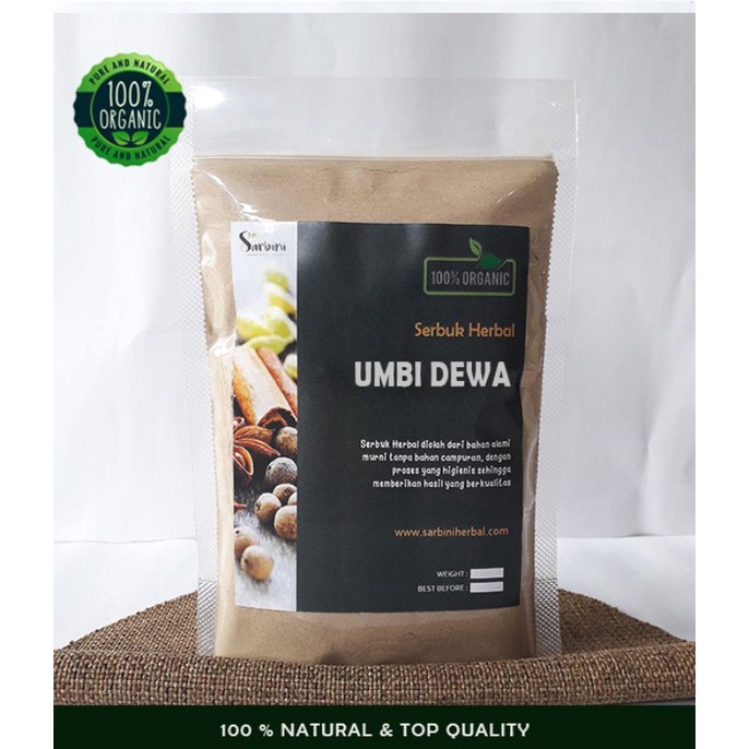 Umbi Daun Dewa Bubuk 1 kg