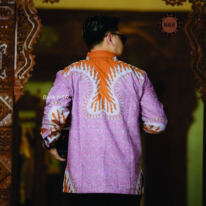 Baju Batik Pria Lengan Panjang Kemeja Batik Pria Batik Premium Kemeja Cowok Batik modern Baju Pria