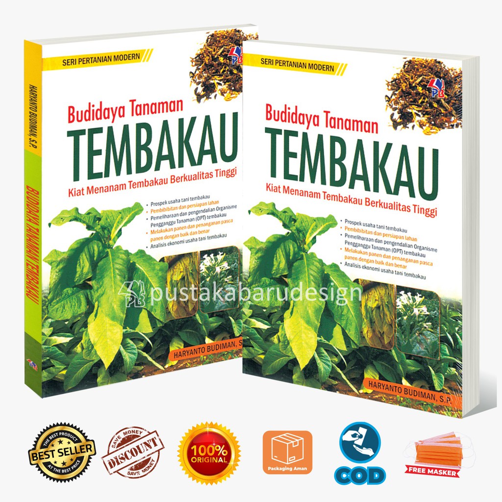 Jual Buku Pertanian Seri Pertanian Modern Budidaya Tanaman Tembakau