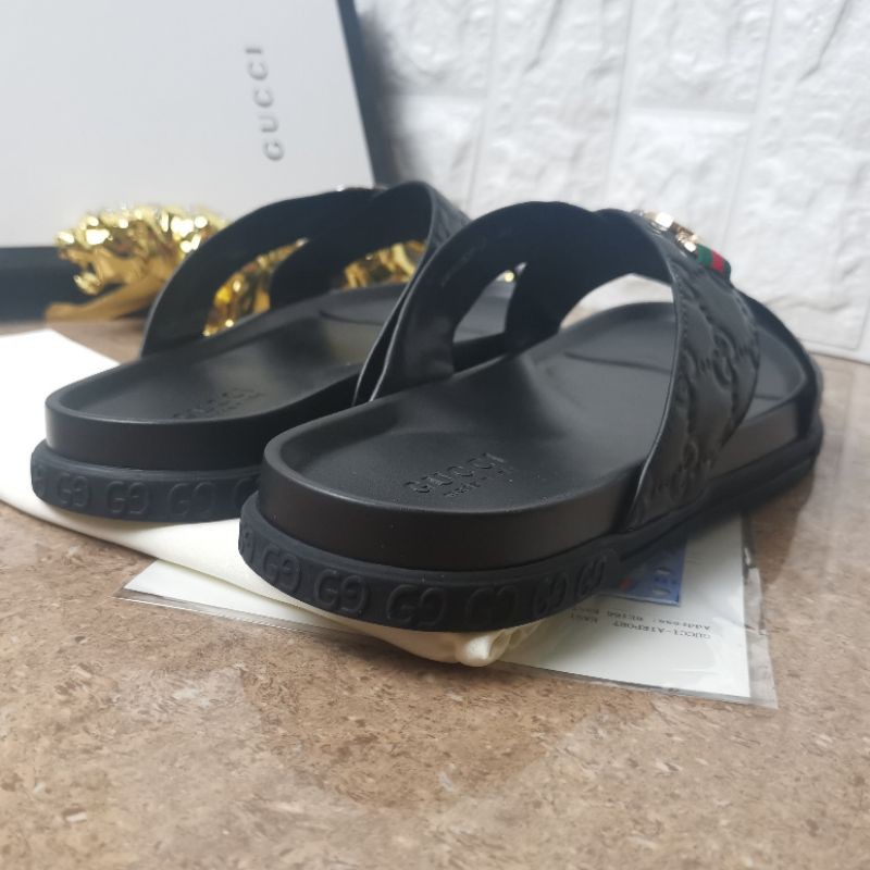 sendal cowok selop slippers GC sandal flat slippers slide mirror P1SHOES