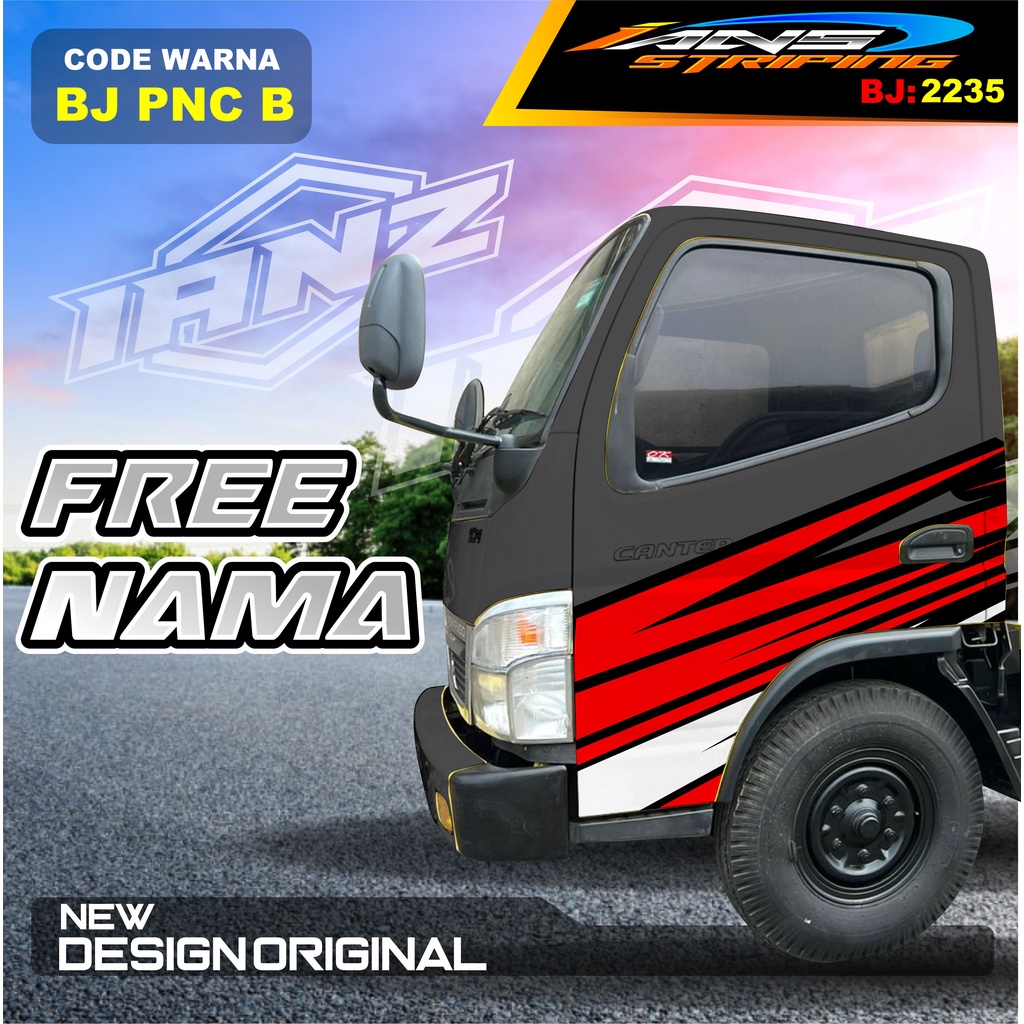 STIKER VARIASI PINTU TRUK FUSO RAGASA / DECAL PINTU DUMTRUK  / STIKER MOBIL TRUK / STIKER PINTU TRUK KEREN