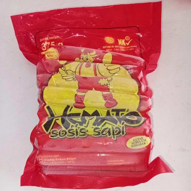 

Sosis Sapi HEMATO 375gr - Makanan Beku Olahan Sosis