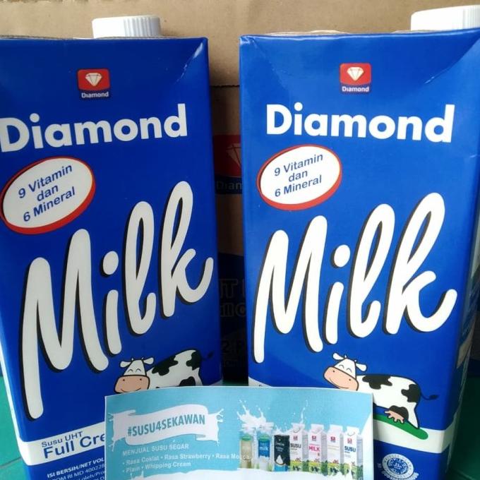 

BAYAR DITEMPAT Susu UHT Diamond Full Cream 1 Liter
