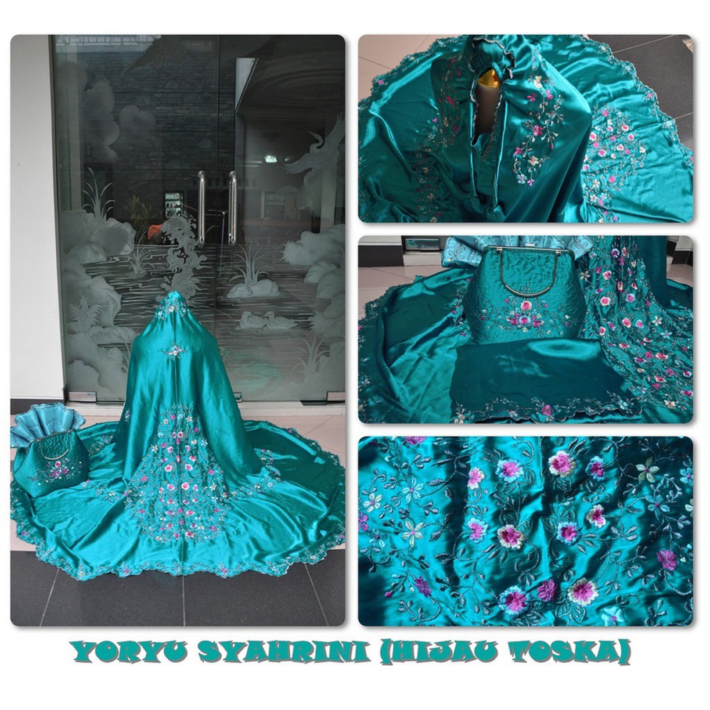 MUKENA SATIN YORYU SYAHRINI PREMIUM DEWASA JUMBO HANDMADE TRAVELING TAS BEHEL PROMO MURAH