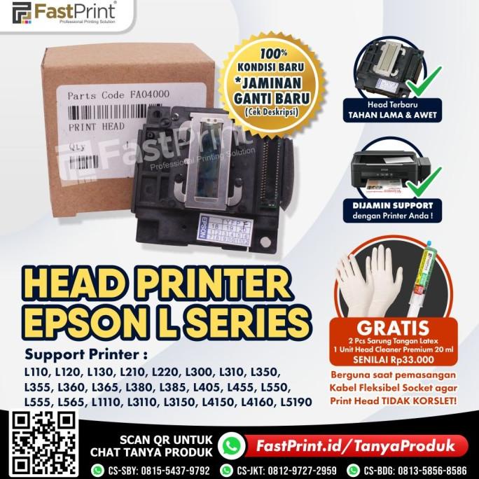 Print Head Printer Epson L130 L220 L310 L355 L360 L365 L455 Original