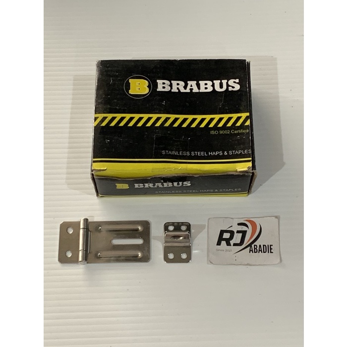 Cantol Gembok Overval / Overpale Stainless Brabus 2&quot; 2,5&quot; 3&quot; 4&quot; [24pc] - 2