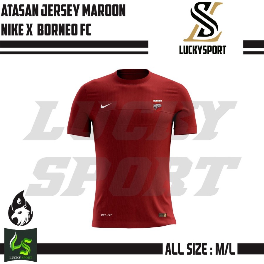 Jual JERSEY FUTSAL BORNEO FC KAOS BOLA DRIFIT LOGO TIM LIGA 1 INDONESIA ...