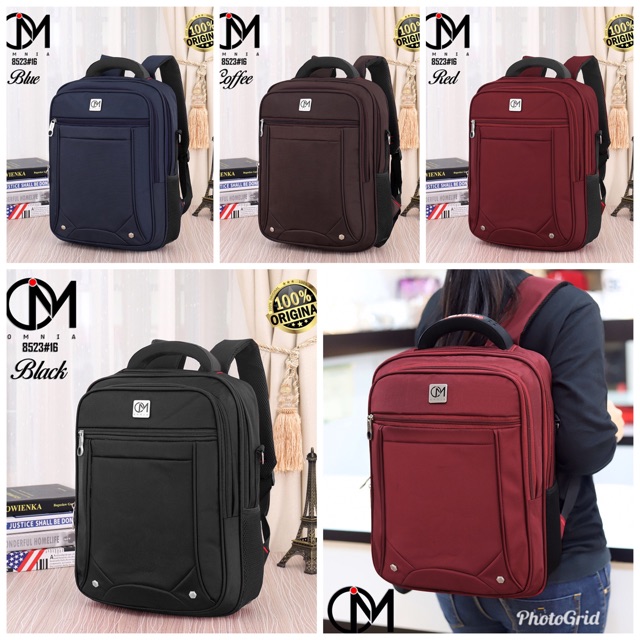 Tas pria tas ransel tas punggung Omnia 8523 original brand