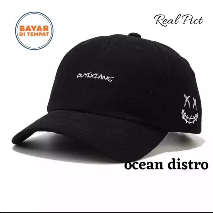 Topi baseball OUYI XIANG bahan raffel cakop besi