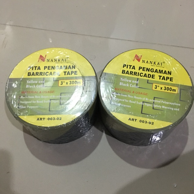 

Pita pengaman 3” x 300 / Safety line / Police line / Barricade tape