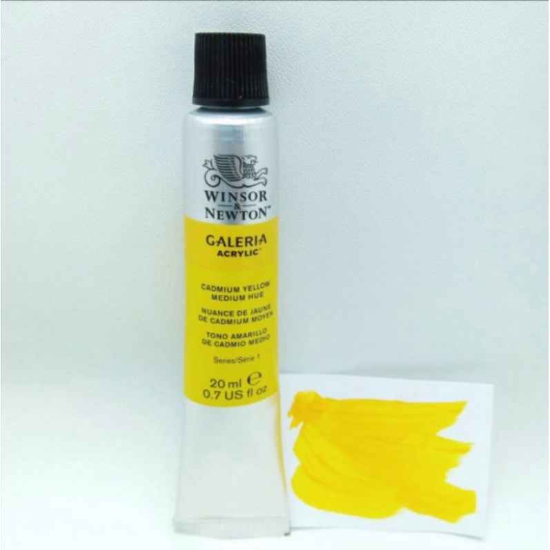 

cat akrilik galeria acyrilic colour 20ml cadmium yellow winsor&newton