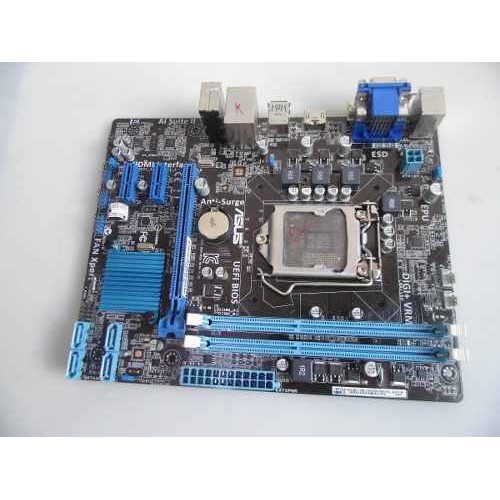 Motherboard Mainboard Mobo H61 LGA 1155 Asus + i5 3470