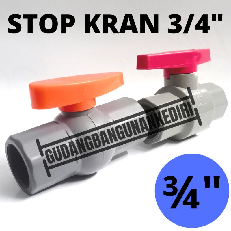 Stop Kran 3/4&quot; HSS VPR HPP Ball Valve 3/4&quot; Setop kran 3/4&quot; Stop Kran PVC 3/4&quot; VPR HPP